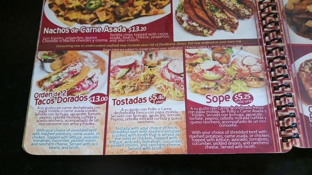 Asadero Los Corrales Menu - Image 4