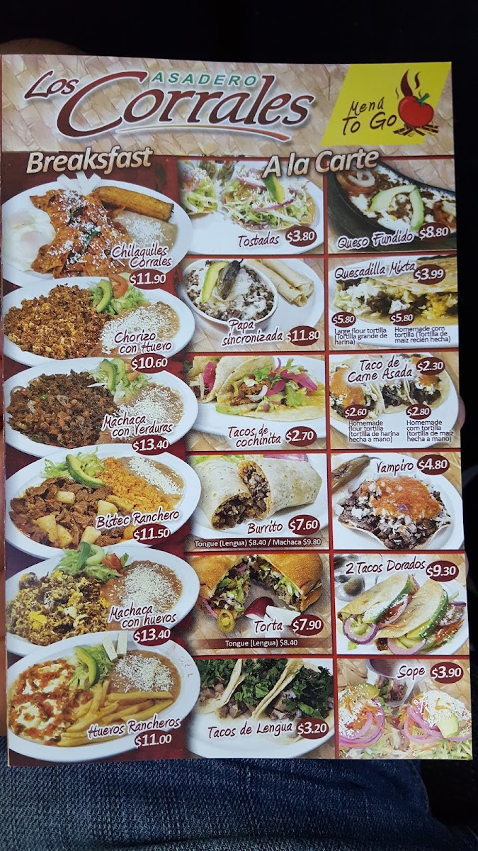 Asadero Los Corrales Menu - Image 5
